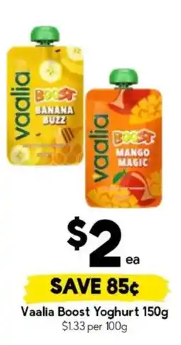 Drakes Vaalia Boost Yoghurt offer