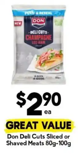 Drakes Don Deli Cuts Sliced or Shaved Meats offer