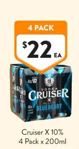 Foodworks Cruiser X Blueberry offer