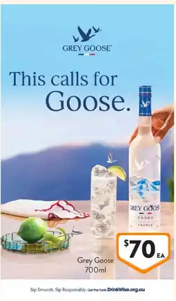 Foodworks Grey Goose Vodka offer
