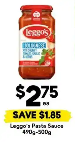 Drakes Leggo's Pasta Sauce offer