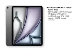 The Good Guys iPad Air 13" M4 Wi-Fi 128GB - Space Grey offer