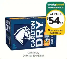 Foodworks Carlton Dry offer