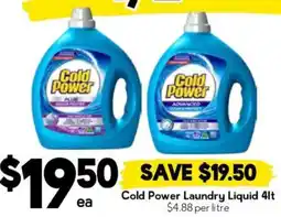 Drakes Cold Power Laundry Liquid offer
