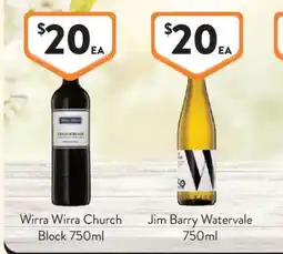 Foodworks Wirra Wirra Church Block offer