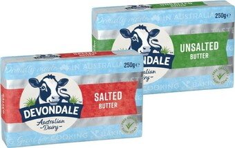IGA Devondale Salted or Unsalted Butter 250g offer