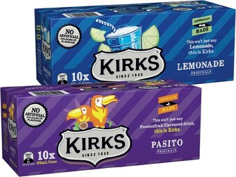IGA Kirks 10x375mL Selected Varieties offer