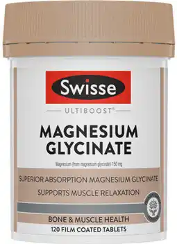 Coles Swisse Ultiboost Magnesium Glycinate Tablets offer