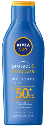 Coles Nivea Sun Protect & Moisture Sunscreen SPF50+ offer