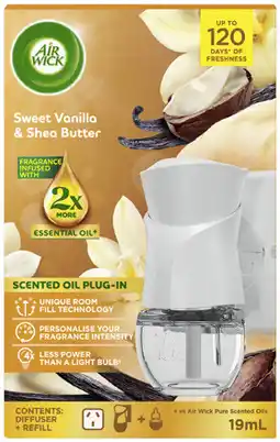 Coles Air Wick Scented Oil Plug-In Diffuser + Refill offer