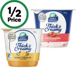 Woolworths Dairy Farmers Thick & Creamy Yoghurt – From the Fridge offer