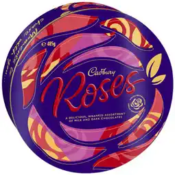 Coles Cadbury Roses Tin offer