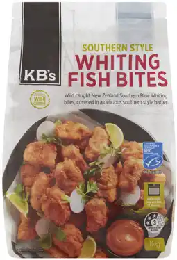 Coles KB's Whiting Fish Bites offer