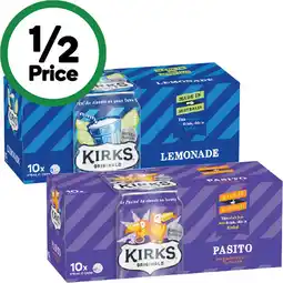 Woolworths Kirks Soft Drink Varieties offer