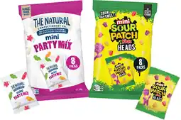 Coles The Natural Confectionery Co. or Sour Patch Kids Mini Multipack 160g offer