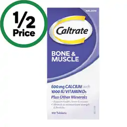 Woolworths Caltrate Bone & Muscle Tablets offer