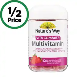 Woolworths Nature’s Way Adult Vita Gummies Multivitamin offer