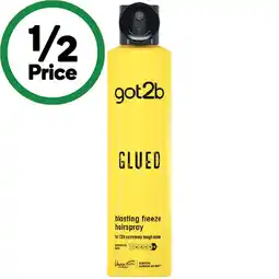 Woolworths got2b Glued Blasting Freeze Hair Spray offer