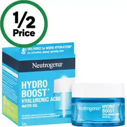 Woolworths Neutrogena Hydro Boost Hyaluronic Acid Water Gel Face Moisturiser offer