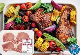 Coles Coles Australian Pork Loin Chops Large Pack offer