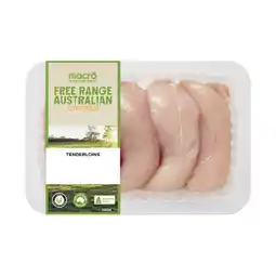 Woolworths macro Free Range Australian Fresh RSPCA Approved Chicken Tenderloins offer