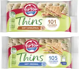 Coles Tip Top Thins 240g offer