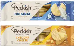 Coles Peckish White Rice Crackers offer