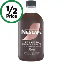 Woolworths Nescafé Espresso Coffee Concentrate offer