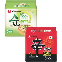 Woolworths Nongshim Noodles-5 offer