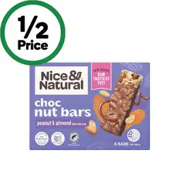 Woolworths Nice & Natural Nut Bars offer