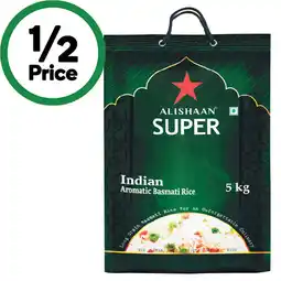 Woolworths Alishaan Super Basmati Rice offer