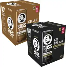 Coles Boss Iced Coffee offer