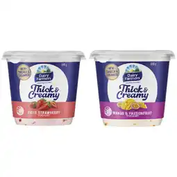 Woolworths Dairy Farmers Thick & Creamy Yoghurt offer