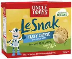 Coles Uncle Tobys Le Snak offer