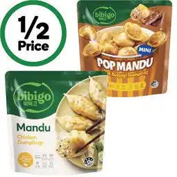 Woolworths Bibigo Dumplings or Bao Buns 279-320g offer