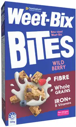 Coles Sanitarium Weet-Bix Bites-510g offer