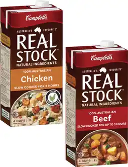 Coles Campbell's Real Stock offer