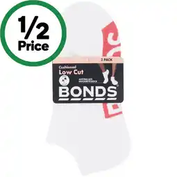 Woolworths Bonds Ladies’ Cushioned Low Cut Socks – Assorted offer