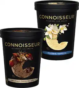 Coles Connoisseur Ice Cream Tub offer