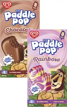 Coles Streets Paddle Pop Sticks 544mL offer