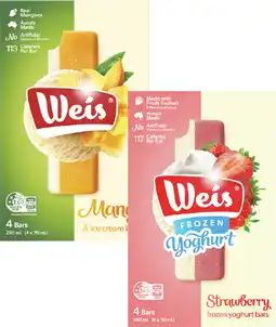 Coles Weis Bars-6 Pack 264mL-280mL offer