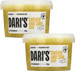 Coles Dari's Soup offer
