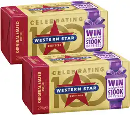 Coles Western Star Dairy Butter offer