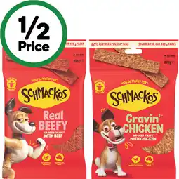 Woolworths Schmackos Strapz Dog Treats offer