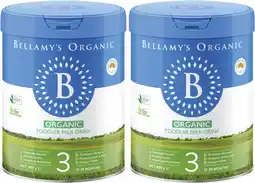 Coles Bellamy's Organic Step 3 Toddler Milk Drink offer