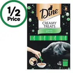 Woolworths Dine Creamy Cat Treats offer