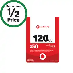 Woolworths Vodafone $50 Starter Pack offer