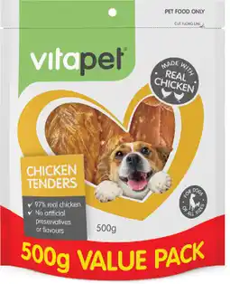 Coles Vitapet Dog Treats Chicken Tenders offer