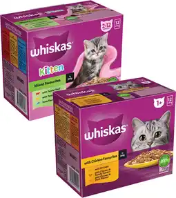 Coles Whiskas Favourites Cat Food offer
