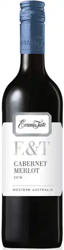Coles Evans & Tate E&T Cabernet Merlot offer